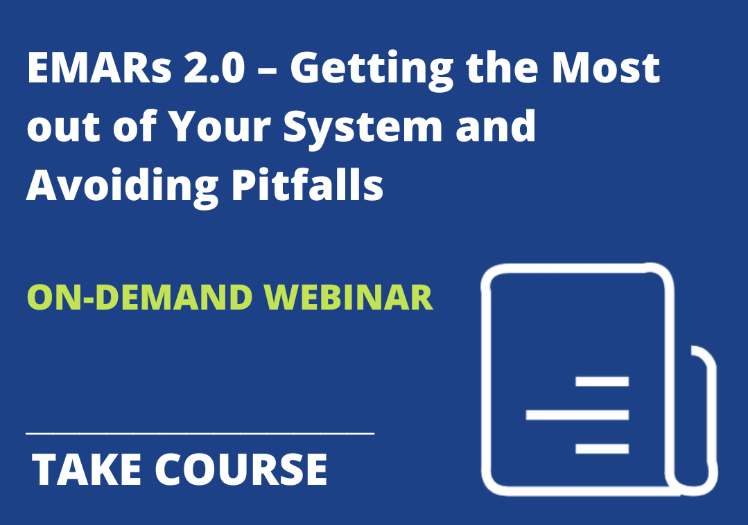 EMARs 2 0 Getting The Most Out Of Your System And Avoiding Pitfalls 